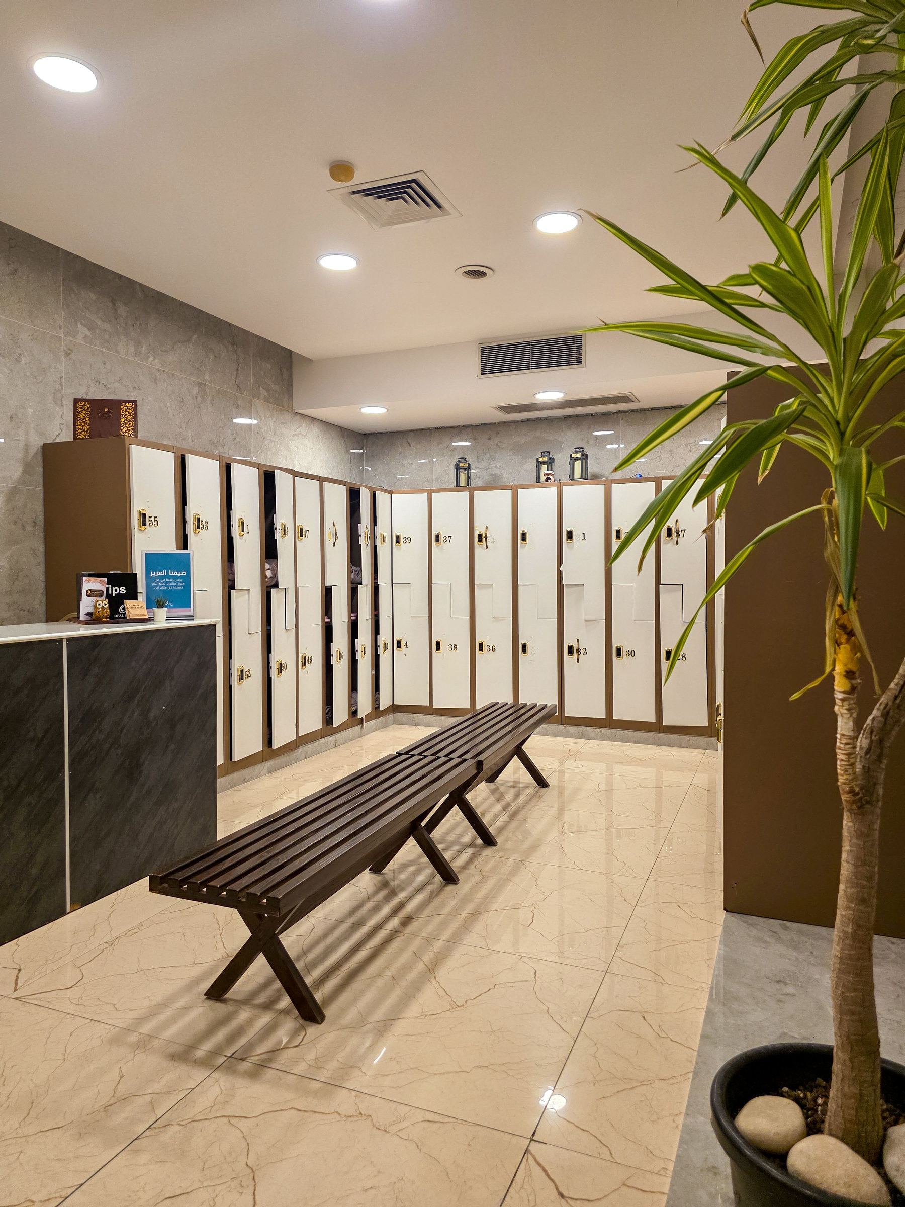 Changing rooms at FORM